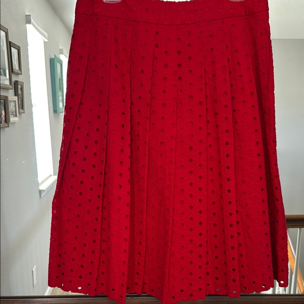 Elegant Red Skirt
